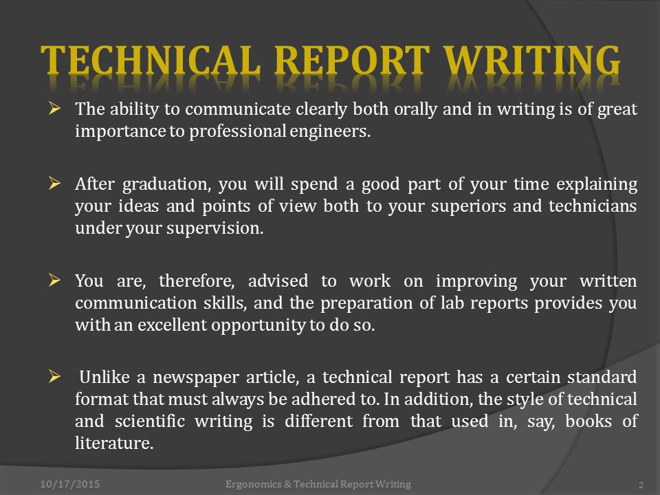 Essay about the importance of communication in your technical training